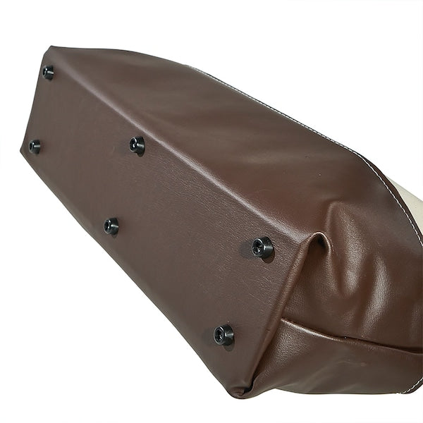 Wide-Mouth Tool Bag, #8 Natural Canvas, 1 Pockets, Natural/Brown