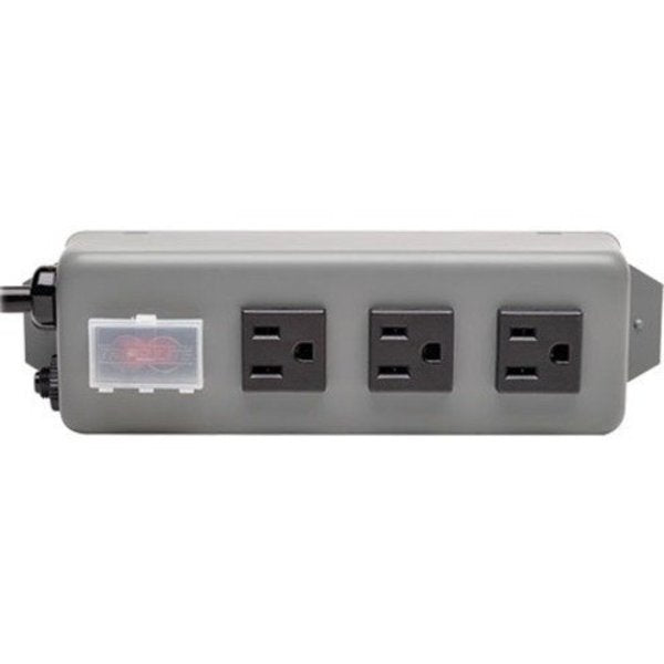 Power Strip, 3 Outlet, Industrial, 6ft cord
