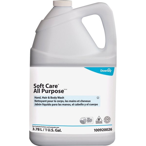 1 gal. Liquid Hand, Hair & Body Wash Jug, 4 PK