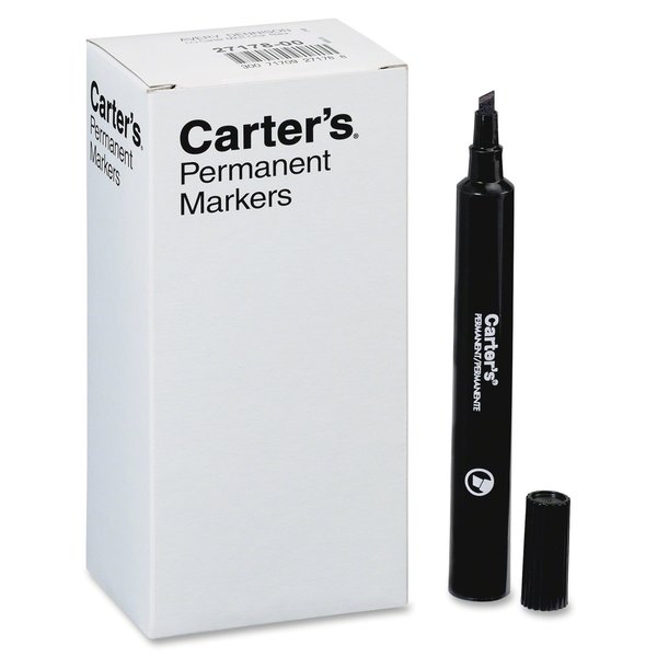 Large Desk-Style Permanent Marker, Chisel Tip, Black
