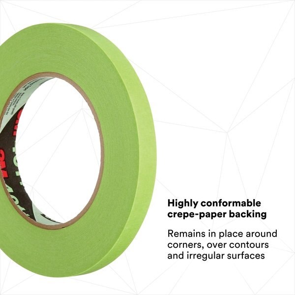 Masking Tape, 60.14yd L x 15/32in W, PK48