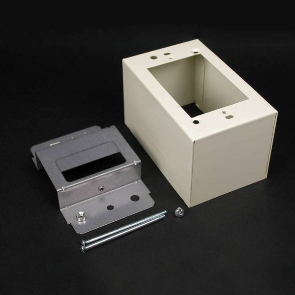 Divided Device Box, Ivory, Steel, Boxes