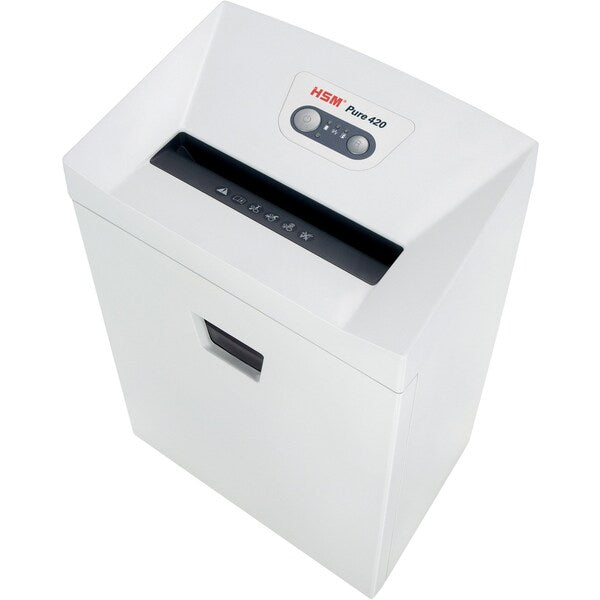 Paper Shredder, Cross-Cut, White, 9.2 gal.