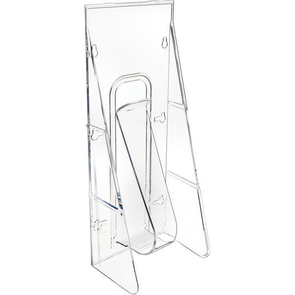 Leaflet Holder, 1 Compartment, Clear