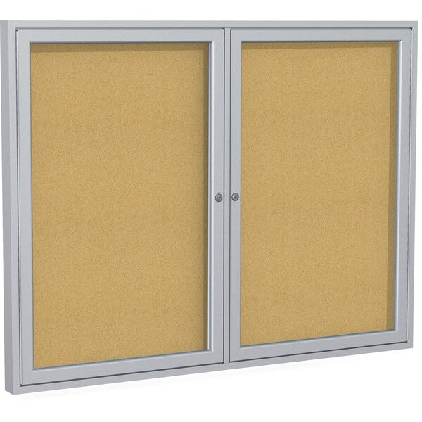 Enclosed Cork Bulletin Board 36x48