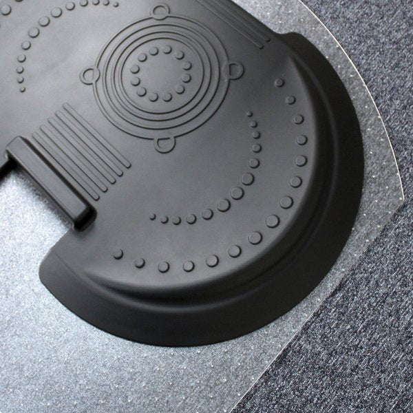 Chair Mat, Contoured, Without Floor, Clear