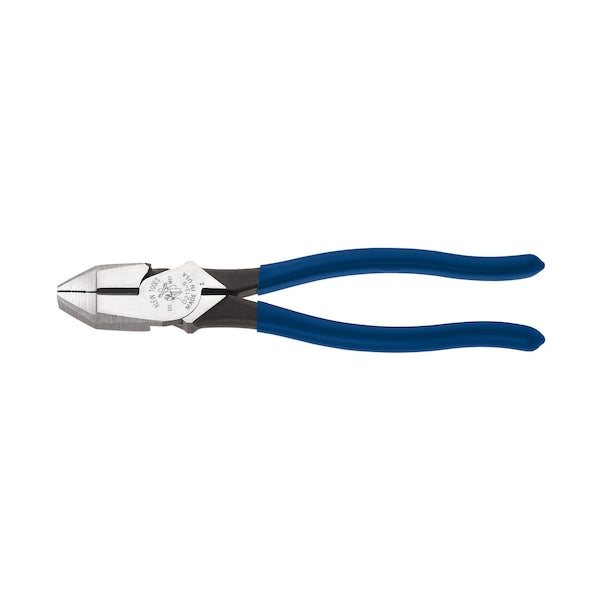 9 3/8 in Linemans Plier High Leverage, Steel
