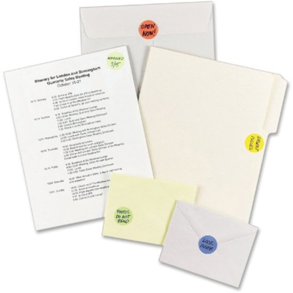 AveryÂ® Red Removable Print or Write Color Coding Labels for Laser and Inkjet Printers 5466, 3/4