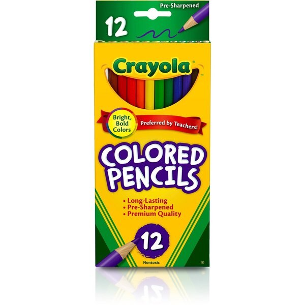 Pencil, Colored, 12/Set, PK12