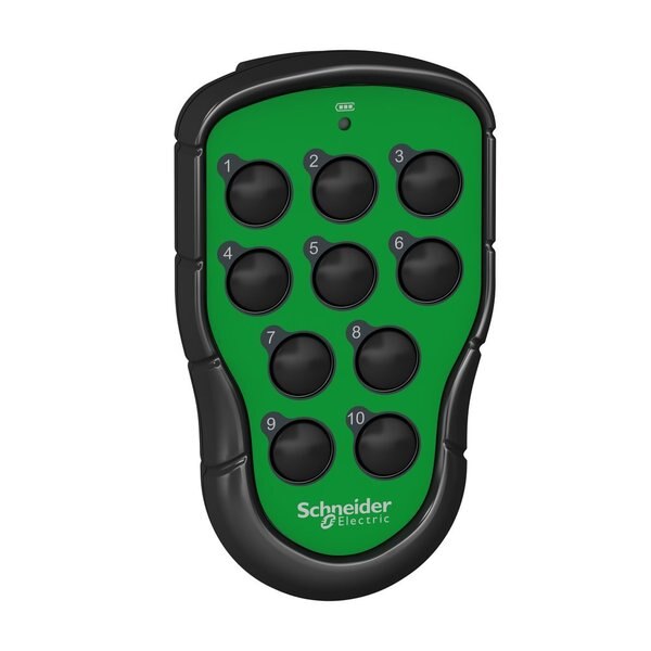 TRANSMITTER, 10 x SINGLE STEP PUSHBUTTON