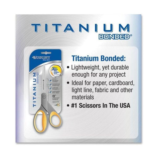 Multipurpose, Scissors, 8 In. L, PK2