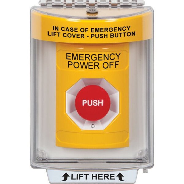 Emergency Power Off Push Button, 2-7/8