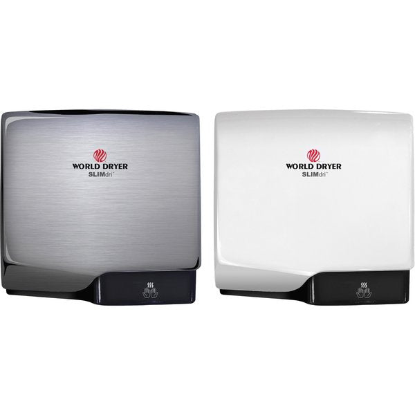 Brushed Stainless, Yes ADA, 110 to 120 VAC, Automatic Hand Dryer