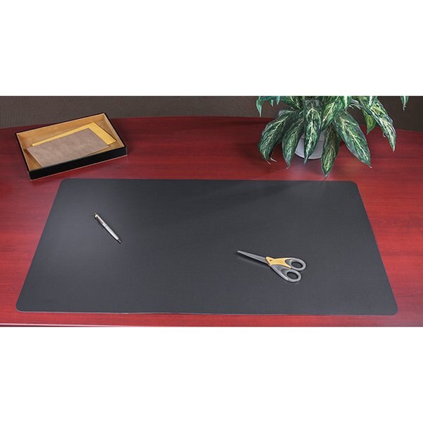 Eco-Poly Desk Pad, Black, 20