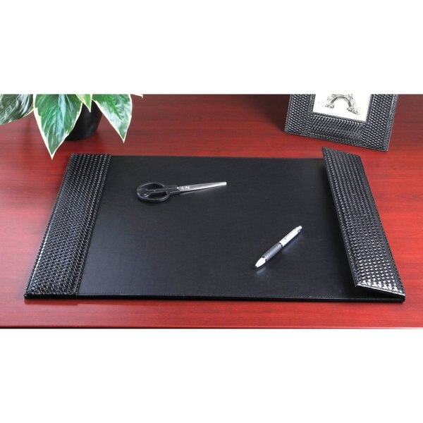 Woven Desk Pad, Black, 19