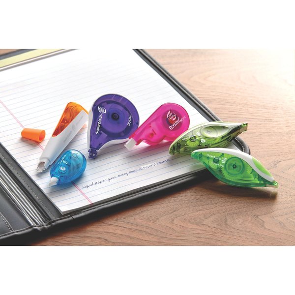 Correction Tape, 1/5W, White, PK2