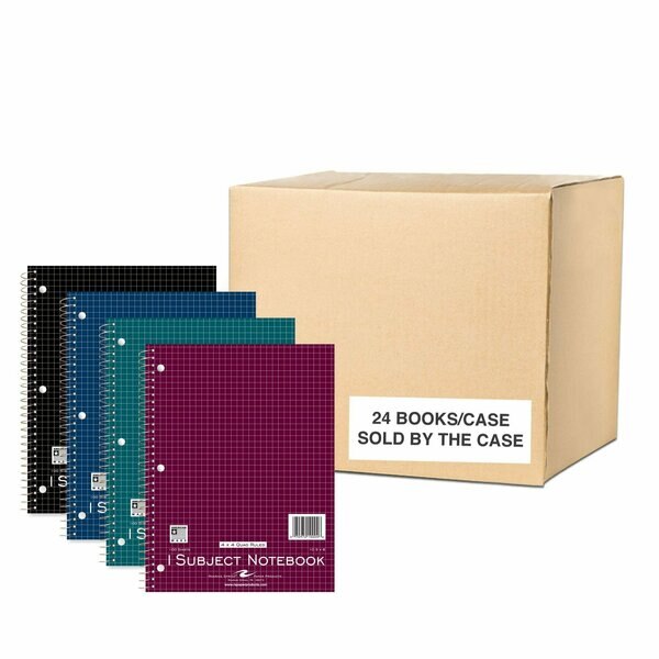 Case of One Subject Wirebound Notebooks, 10.5