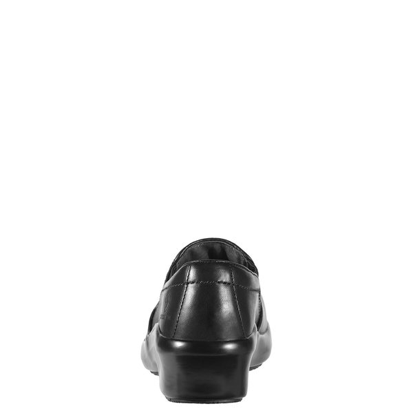 Work Boots, Womens, 8-1/2, C, Slip On, Blk, PR