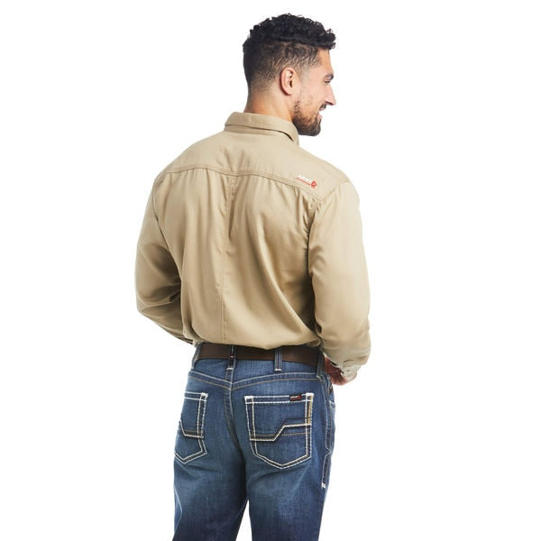Flame-Resistant Shirt, Tan, 3XL