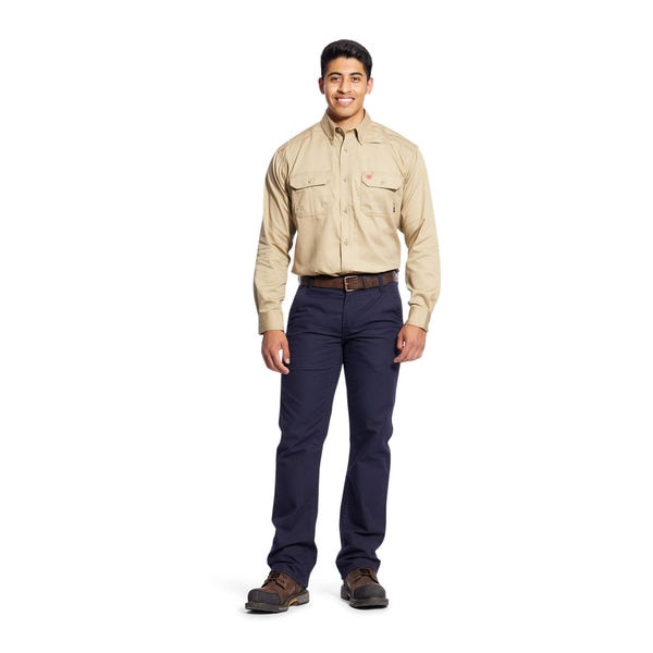 Flame-Resistant Shirt, Tan, S