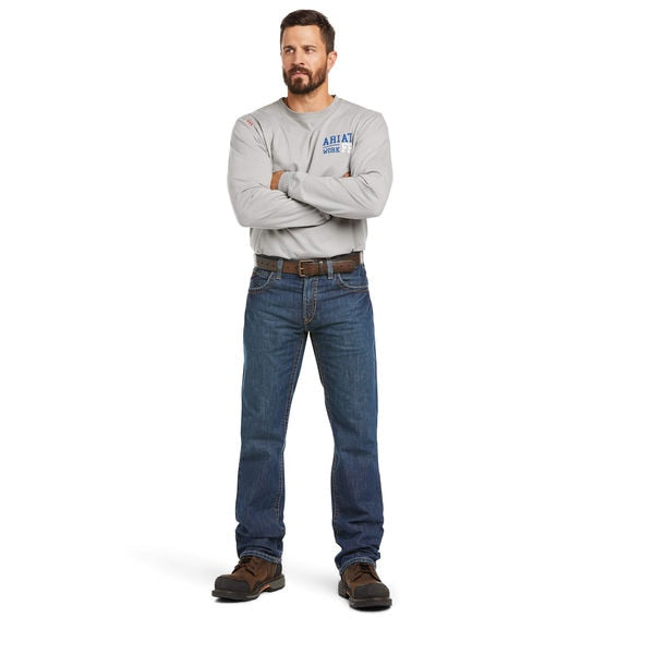 Straight Fit FR Jean, Men's, L, 36/30
