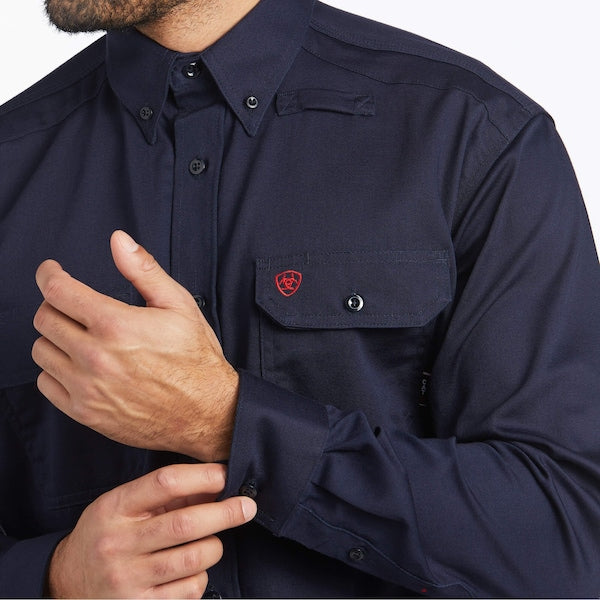 Flame-Resistant Shirt, Navy, S