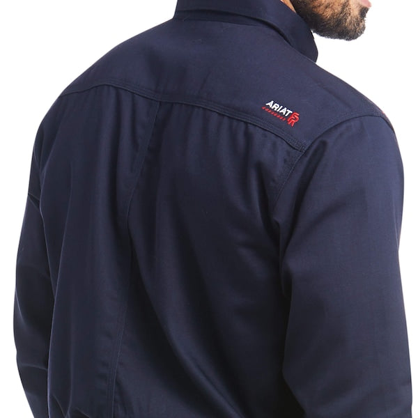 Flame-Resistant Shirt, Navy, S