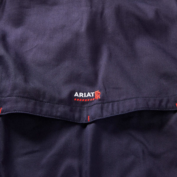 Flame-Resistant Shirt, Navy, L