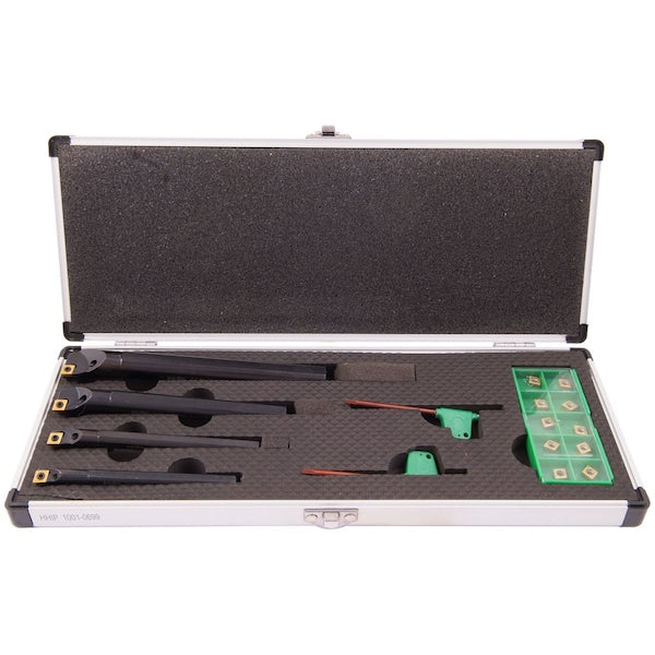 4 Piece SCLCR2 Coolant Thru Indexable Boring Bar Set