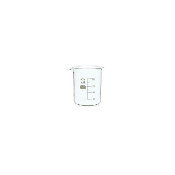 Sibata Glass Beaker, 200mL, PK10