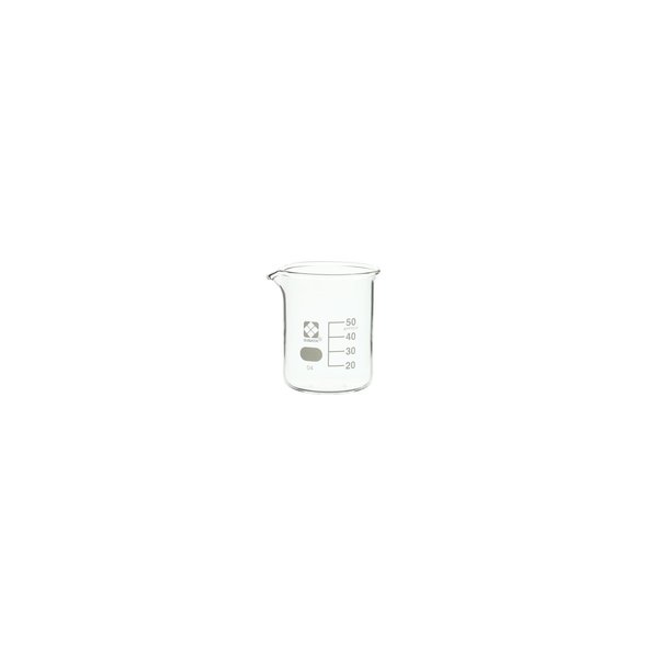 Sibata Glass Beaker, 50mL, PK10