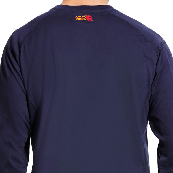 FR Crew Longsleeve Tee, Navy, M
