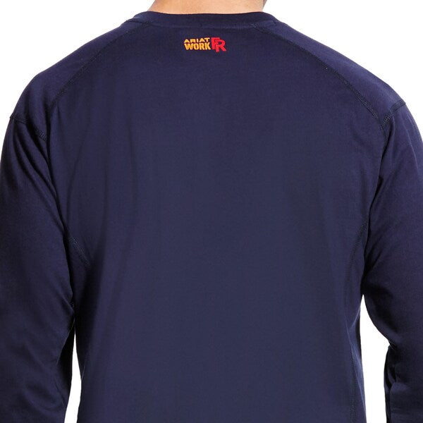 FR Crew Longsleeve Tee, Navy, XL