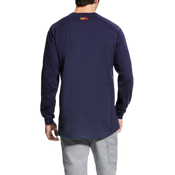 FR Crew Longsleeve Tee, Navy, XL