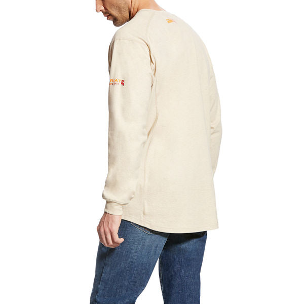 FR Crew Longsleeve Tee, Tan, L