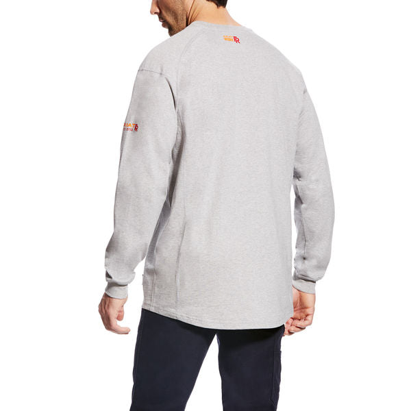 FR Crew Longsleeve Tee, Gray, 3XL