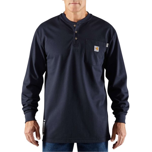 FR Force Cotton LS Henley