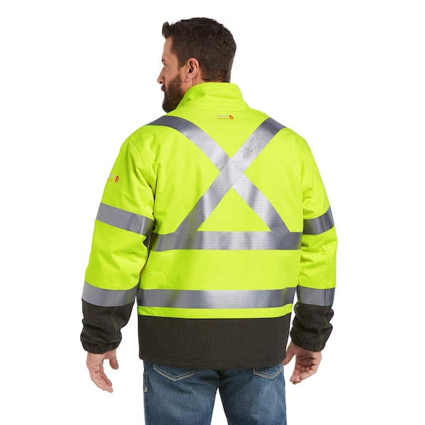 FR Insulated Waterproof Hi-Vis Jacket, S
