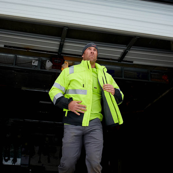 FR Insulated Waterproof Hi-Vis Jacket, XL