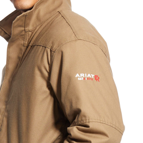 FR Insulated Canvas Jacket, Tan, 4XL