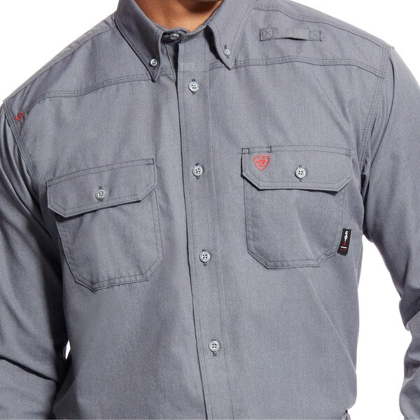Flame-Resistant Shirt, Gray, 3XL