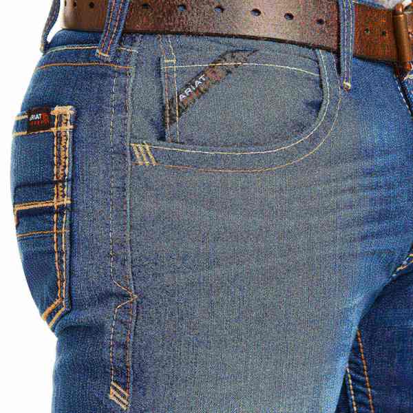 Straight Fit FR Jean, Men's, M, 34/36
