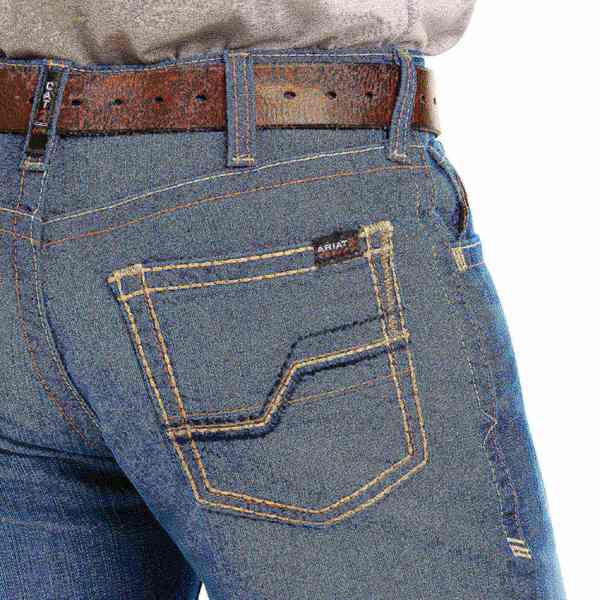 Straight Fit FR Jean, Men's, M, 34/36