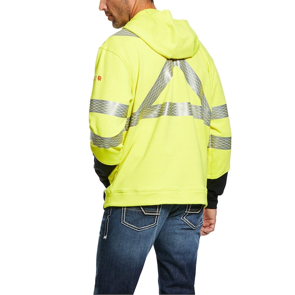 FR Hi-Vis Full Zip Hoodie, Men's, 4XL