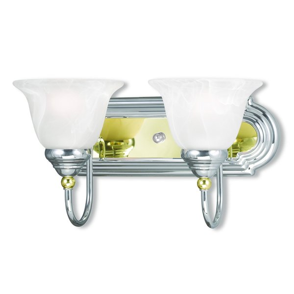 Belmont 2 Light Polished Chrome And Poli