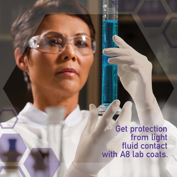 Lab Coat, Blue, S, PK25