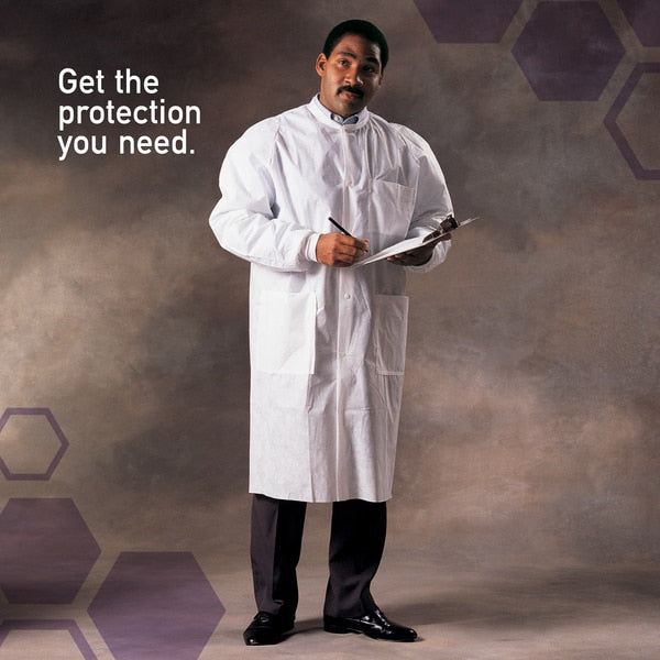 Lab Coat, Blue, S, PK25