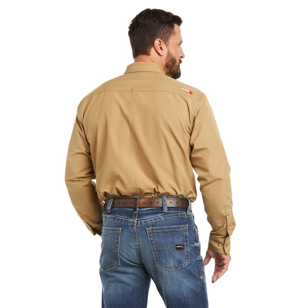 Flame-Resistant Shirt, Tan, M