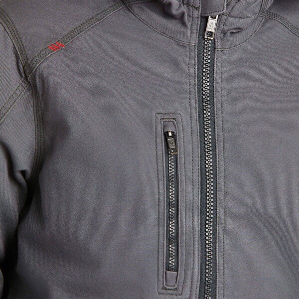 Womens FR Stretch Canvas Jacket, Gray, XL
