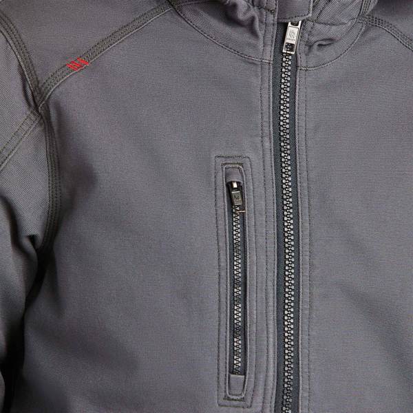 Womens FR Stretch Canvas Jacket, Gray, XS